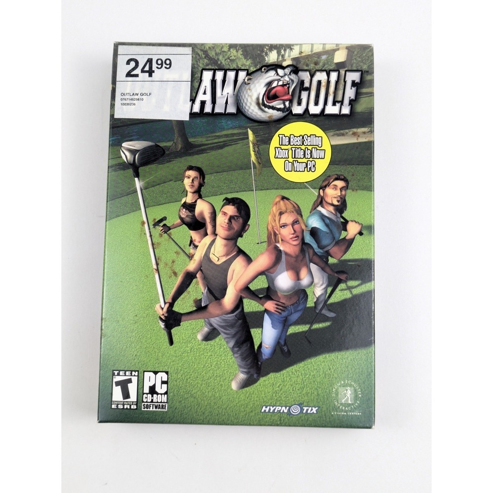 Outlaw Golf PC by Vivendi Universal Small Box w/ Manual & Game